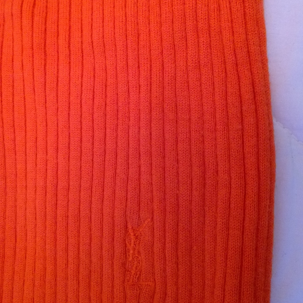 YVES SAINT LAURENT Orange Sweater